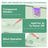 Chefhandy Baby Wipe Warmer, Wipe Warmer and Baby Wet Wipes Dispenser with UV Light Sanitizer,Baby Wipes Warmer for Babies,3 Heat Modes,Night Light,Heating Silence,Large Capacity Wipes Warmer (Green)