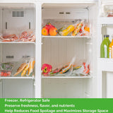 GERYON Vacuum Sealer Bags, 120 count 8"x12" Pre-Cut Food Sealer Bags Fit for Geryon and other Vacuum Sealer Machine