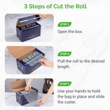 GERYON Vacuum Sealer Bags for Food, 8x120ft Rolls with Slide Cutter for All Vacuum Sealer Machine, BPA-Free, Safe for Food Storage, Meal Prep and Sous Vide